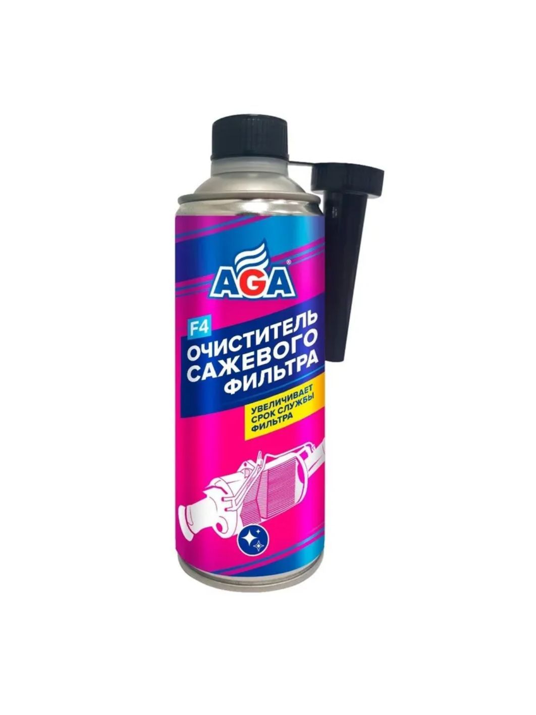 Очиститель сажевого фильтра F4 AGA804F 335мл флакон