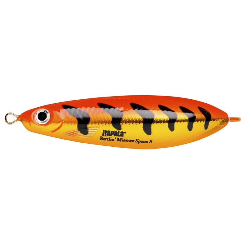 Блесна незацепляйка Rapala Minnow Rattlin Spoon 08 /GFRT
