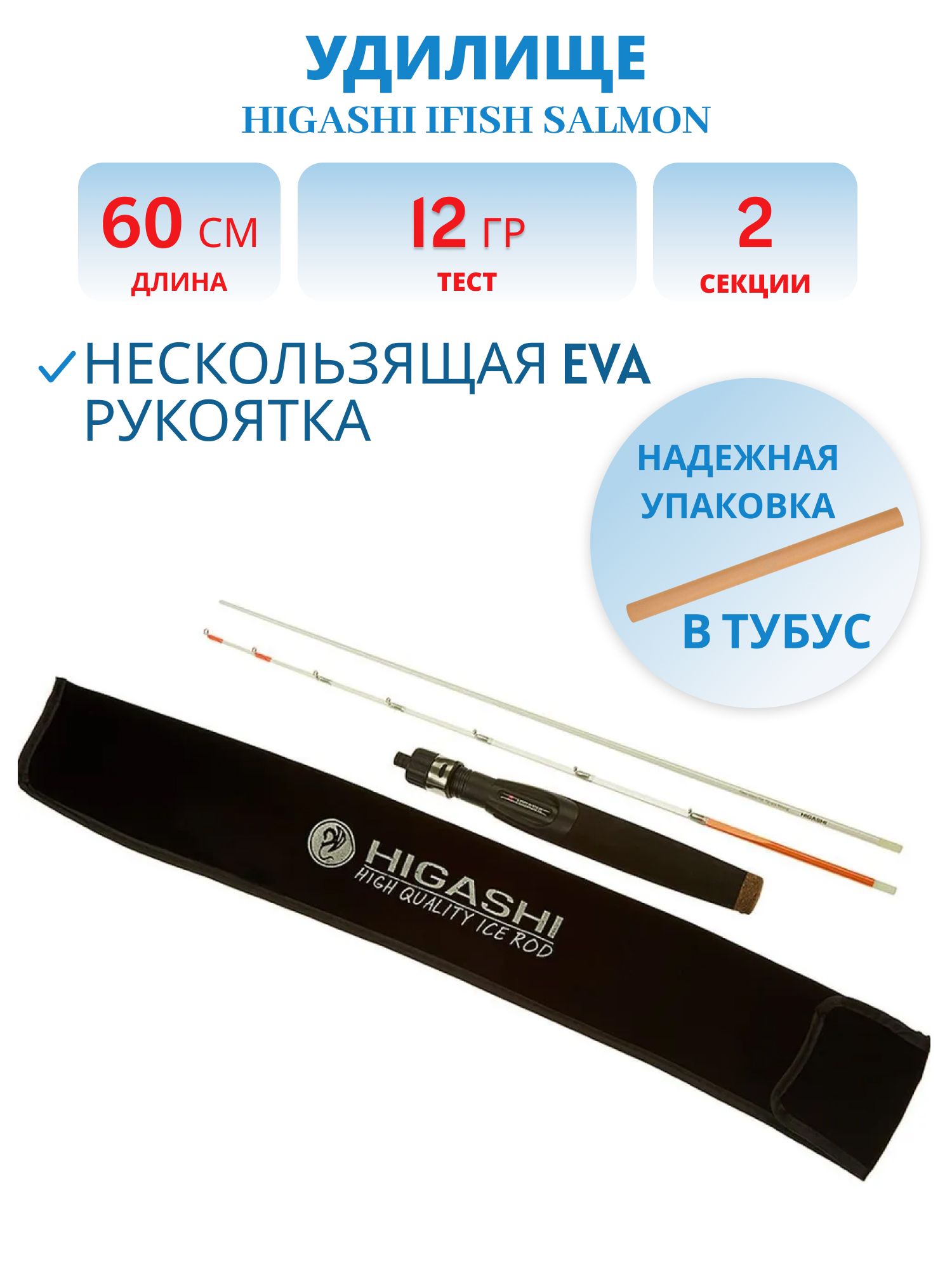 Удилище HIGASHI iFish Salmon 12гр