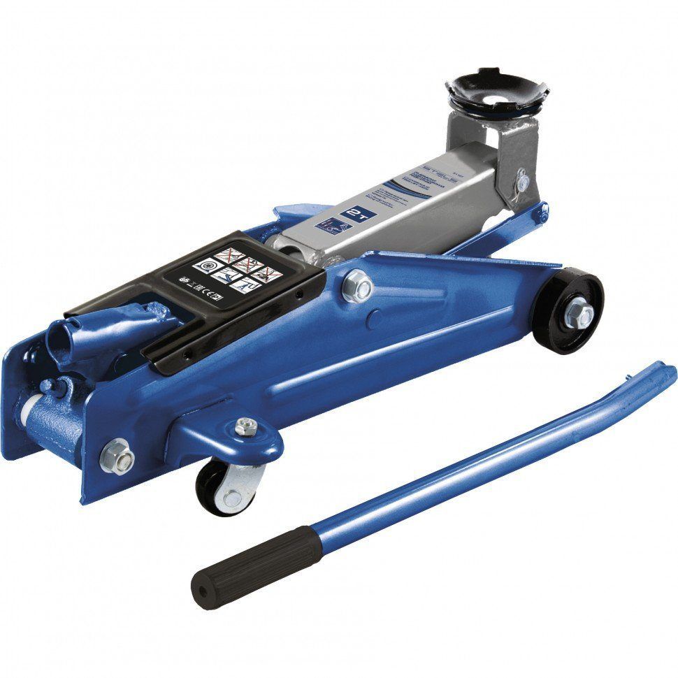 Домкрат гидравлический подкатной 2т. (135-340мм) KRAFTOOL (43453-2)