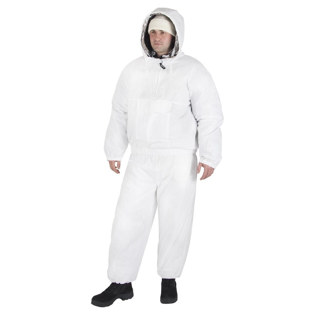 костюм маскировочный, цв.белый бязь р.54-58/182-188 helios