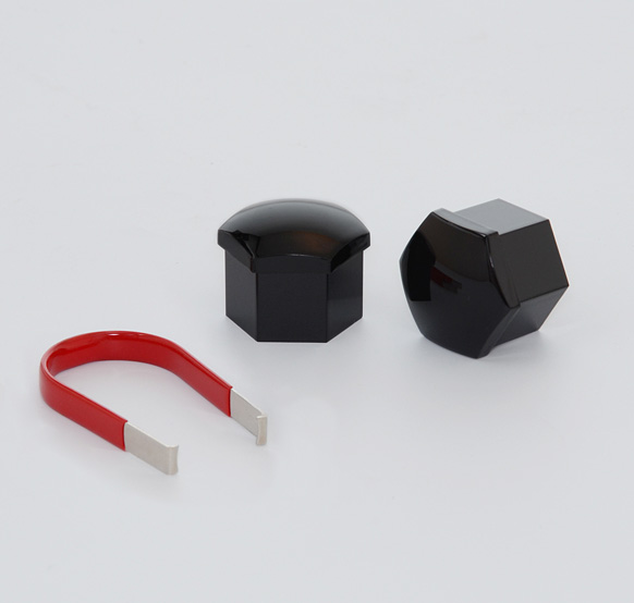 Комплект пластиковых колпачков  hex21,  blister 20+1 BLACK JN-9966