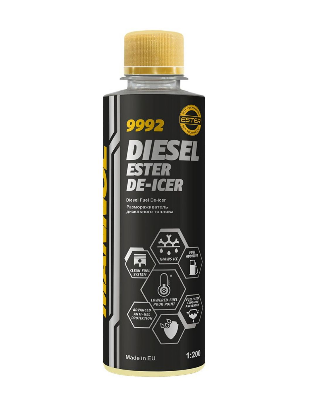 Размораживатель дизельного топлива MANNOL Diesel Ester De-Icer 9992 250мл