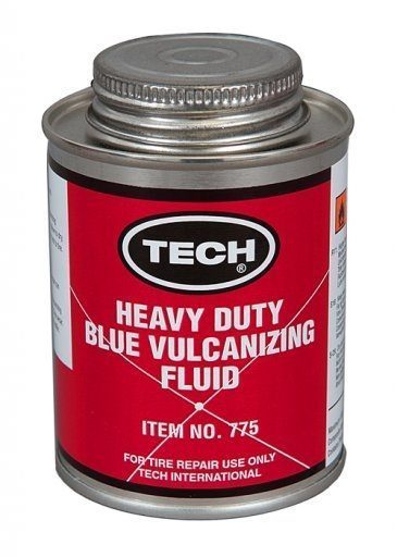 Клей CHEMICAL VULCANISING FLUID HEAVY DUTY BLUE 235мл с кисточкой 775 TECH