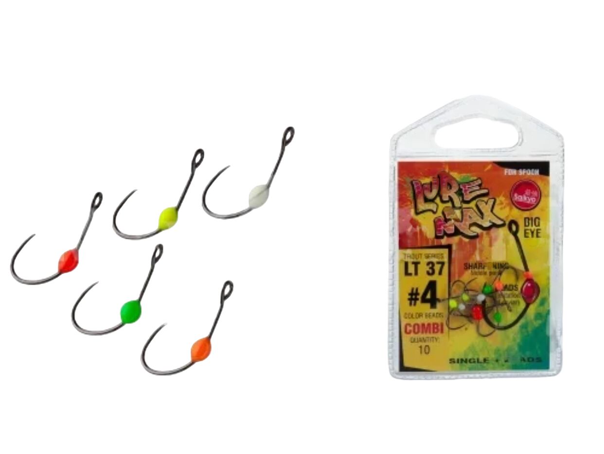 Крючки LureMax Trout LT37 # 4 Сombi (10шт)
