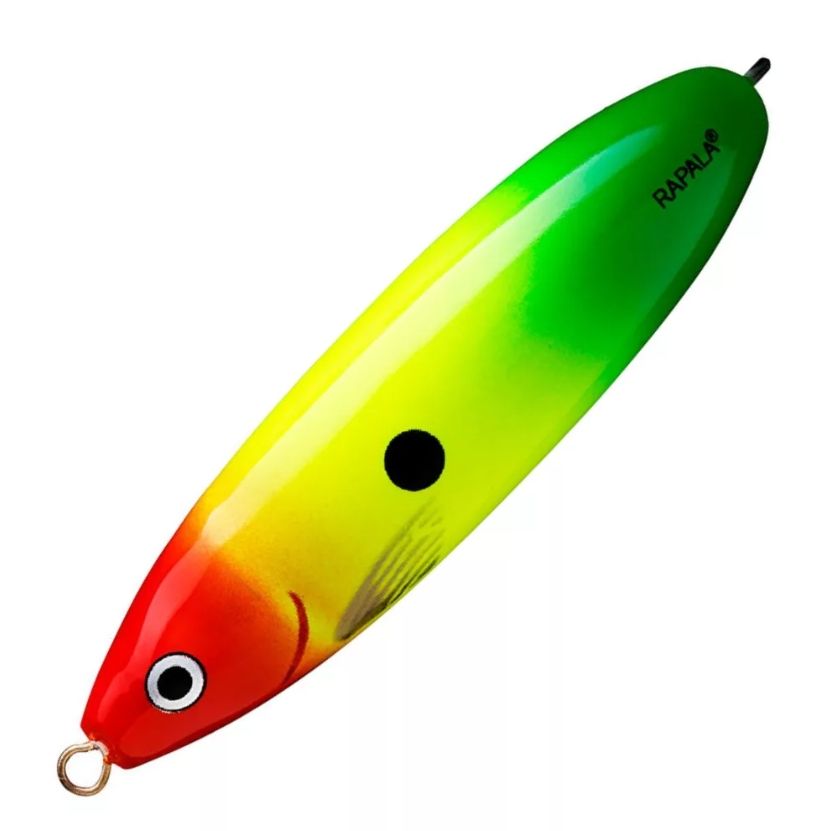 Блесна незацепляйка Rapala Minnow Rattlin Spoon 08 /RYGR