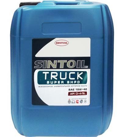 SINTEC Truck 15W40 API CI-4/SL 20L минеральное моторное масло