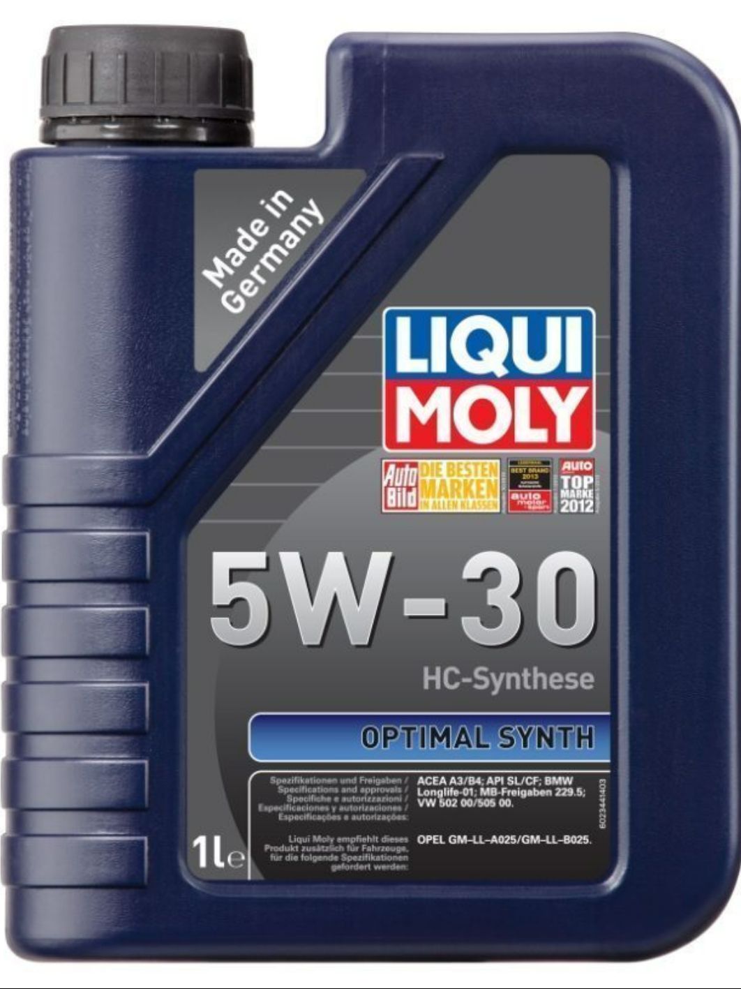 LIQUI MOLY "Optimal Synth" 5W30 1L синтетическое моторное масло 39000