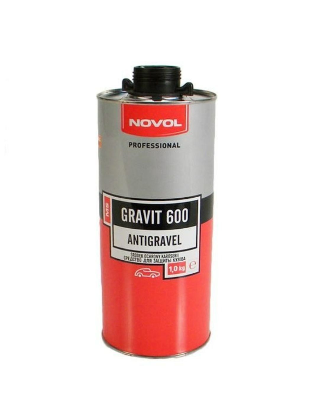 Антигравий NOVOL GRAVIT 600 MS 1л черный под пистолет