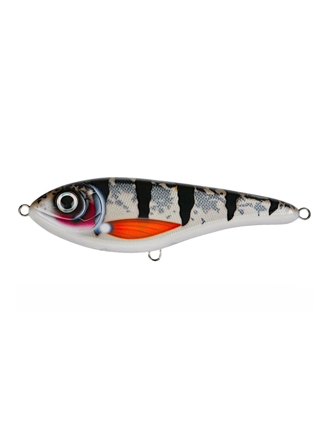 Воблер Джеркбейт Strike Pro Buster Jerk II Shallow Runner,  120 мм,  37 гр,  Загл. 0, 3м.-2, 0м.,  Медленно всплывающий,  цвет: C778 Silver Koi,  (EG-049#C778)