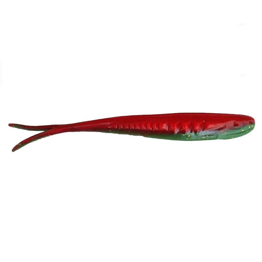 Приманка ZUB-HORDA SLAG 222мм(8, 7")-2шт,  (цвет 035) красный верх-зеленый низ