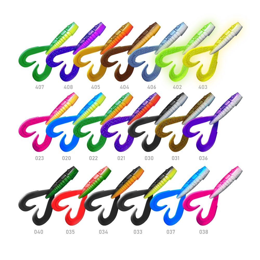 Приманка ZUB-FROGGY 141мм(5, 5")-3шт,  (цвет 020) синий верх - желтый низ