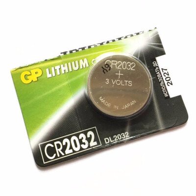 Батарейка CR2032 GP (3V) Lithium (1шт.) (222982)