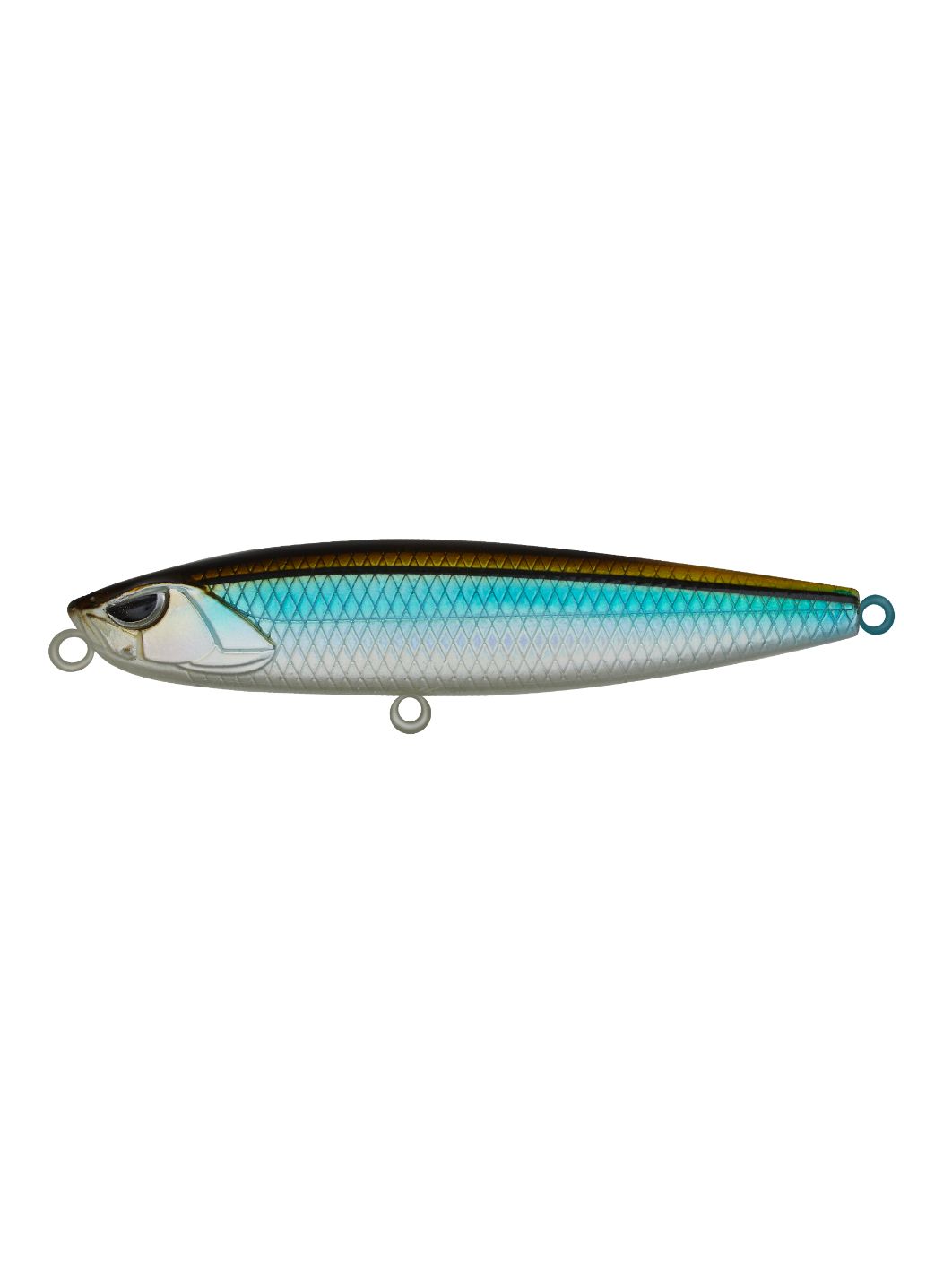 Воблер Стикбейт Strike Pro Scud Stick 70S (Slide Bait Heavy One 70),  70 мм,  16, 5 гр,  Загл. 0, 5м.-4, 0м.,  Тонущий,  цвет: 611T Silver Blue Smelt,  (EG-245#611T)