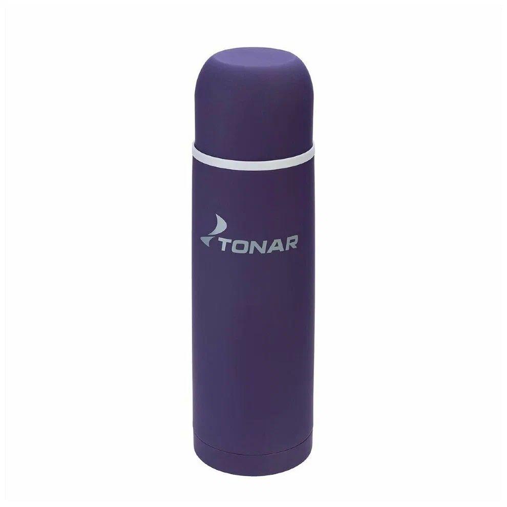 Термос TONAR 750 ML с ситечком (фиолетовый)