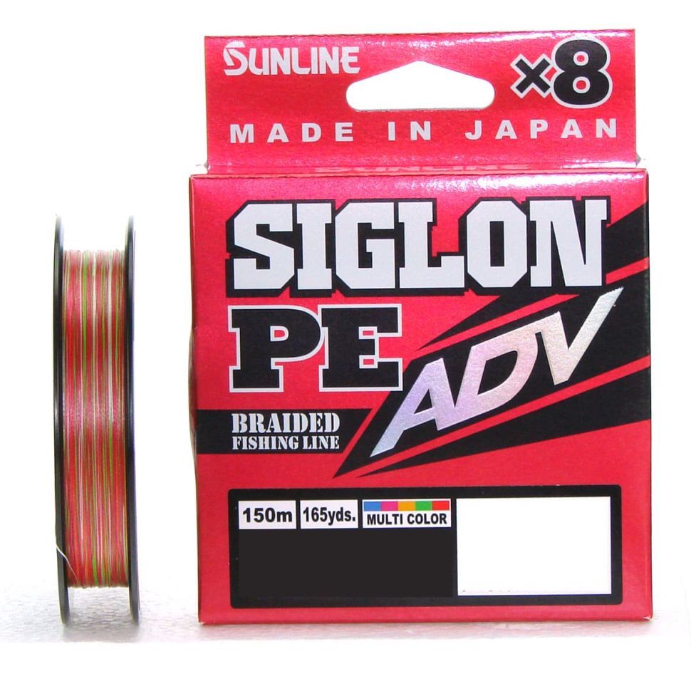 Шнур Sunline SIGLON PEx8 ADV 150M(Multicolor 5C) #2/24LB