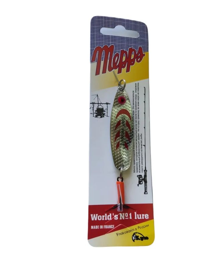 Блесна колеблющаяся Mepps SYCLOPS, 1, Silver/Red