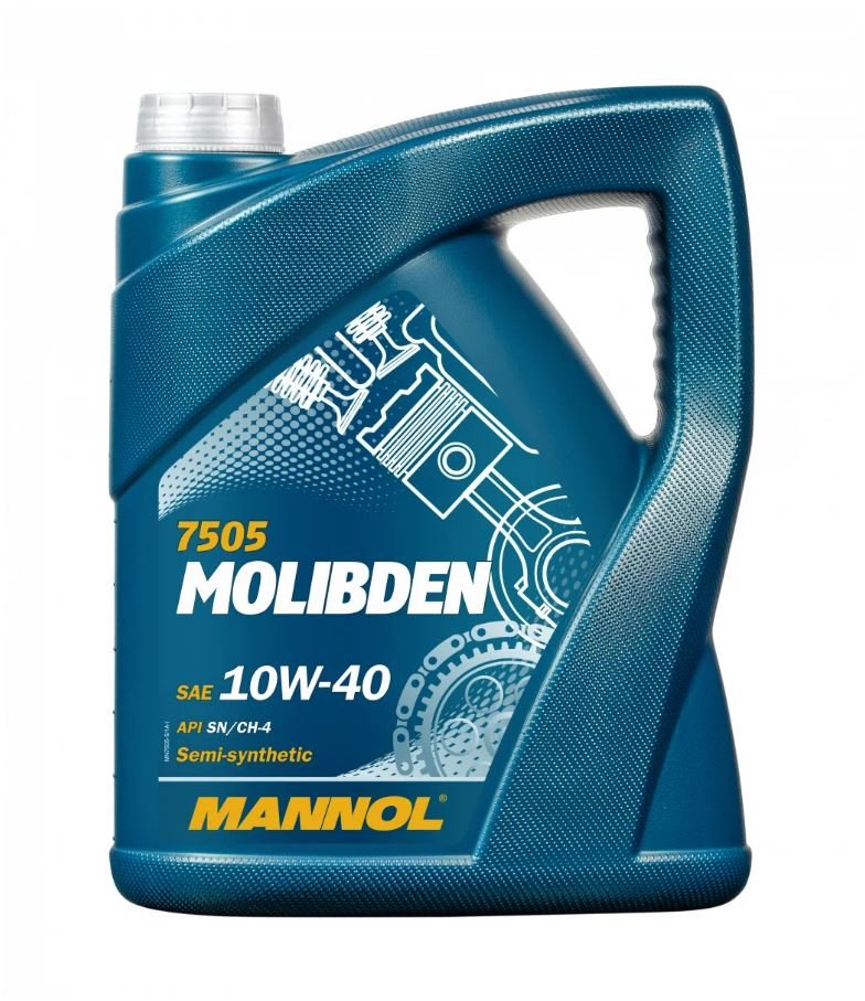 MANNOL Molibden 10W40 7505 4л полусинтетическое моторное масло