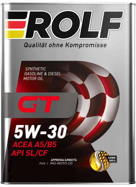 ROLF GT 5W30 A5/B5 SL/CF 4л синтетическое моторное масло