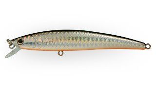 Воблер Минноу Strike Pro Arc Minnow 120SP,  12 мм,  18, 3 гр,  Загл. 0, 5м.-0, 6м.,  Нейтральный,  цвет: A70-713 Black Silver OB,  (EG-136-SP#A70-713)
