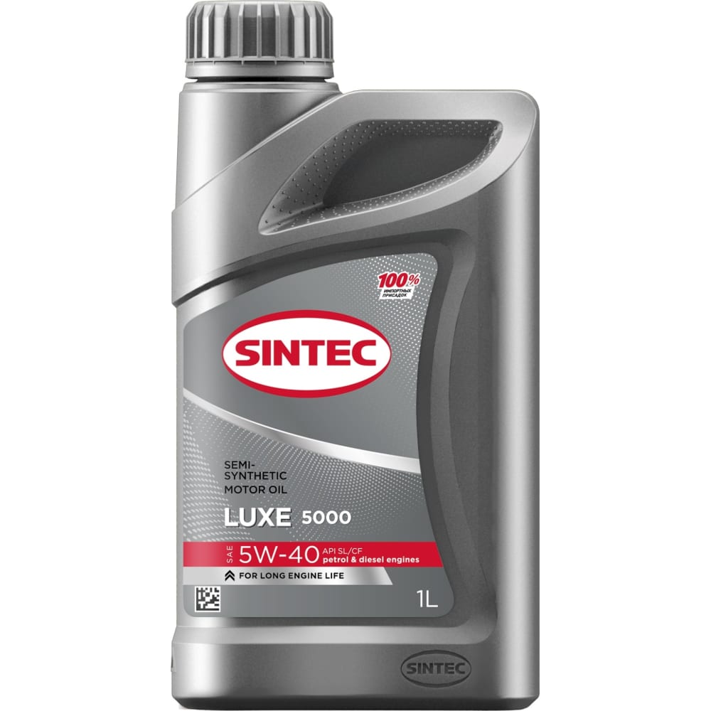 SINTEC LUX 5w40 5000 SL/CF 1L полусинтетическое моторное масло