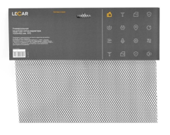 Сетка декоративная для тюнинга (алюм.) сота (10),  черная (40*100см) LECAR (LECAR000030108)