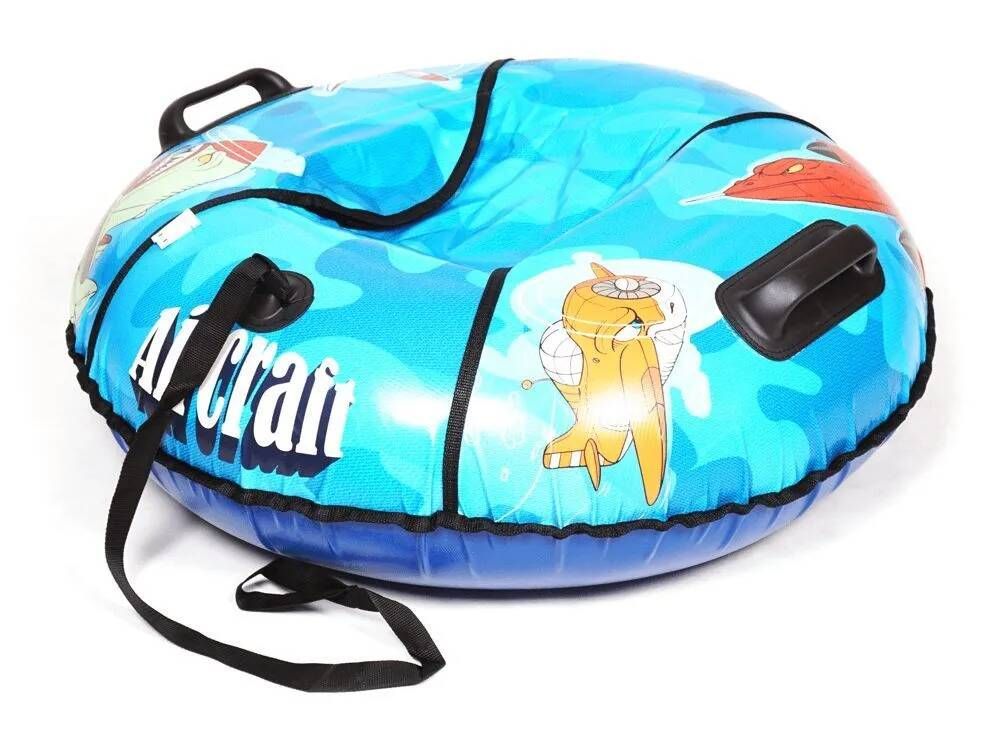 Ватрушка Комфорт Aircraft Голубой 90см