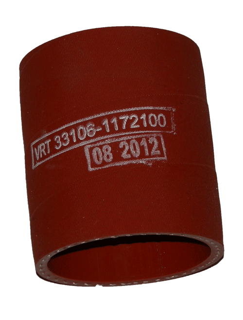 Патрубок охладителя Валдай дв.Cummins 3.8 (3-70х80-0, 25,  внутр. диам. 70 мм,  дл. 90мм)(ГАЗ) 33106.1172100