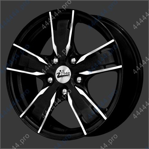 Литой диск iFREE Мохито 6.5x16/5x114.3 D67.1 ET50 блэк джек комплект 4шт.