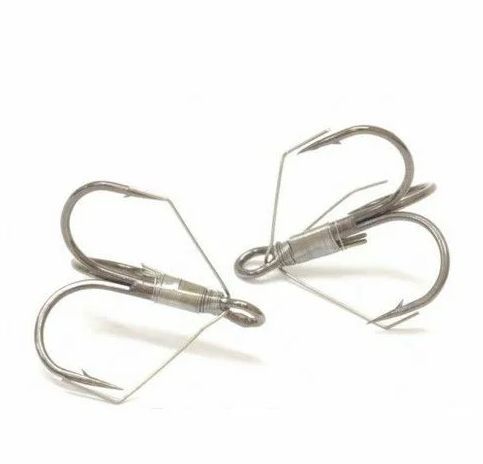 Крючок KOI "WEEDLESS TREBLE HOOK",  1/0 (INT),  цвет BN,  незацепляйка (шт.)