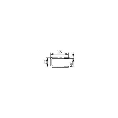 Стремянка для прицепа МЗСА 81771Е.001-07, 05, 075-15 (M10 x 125 x 62)