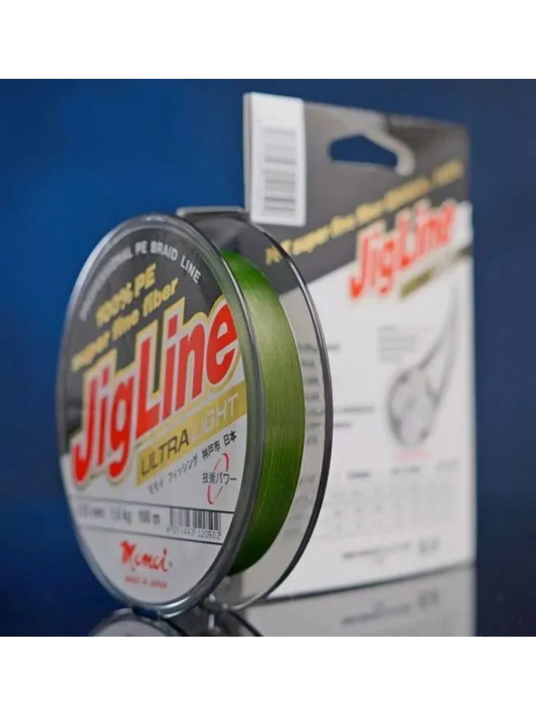 Шнур JigLine Ultra Light 0, 05 мм,  4, 1 кг,  100 м,  хаки