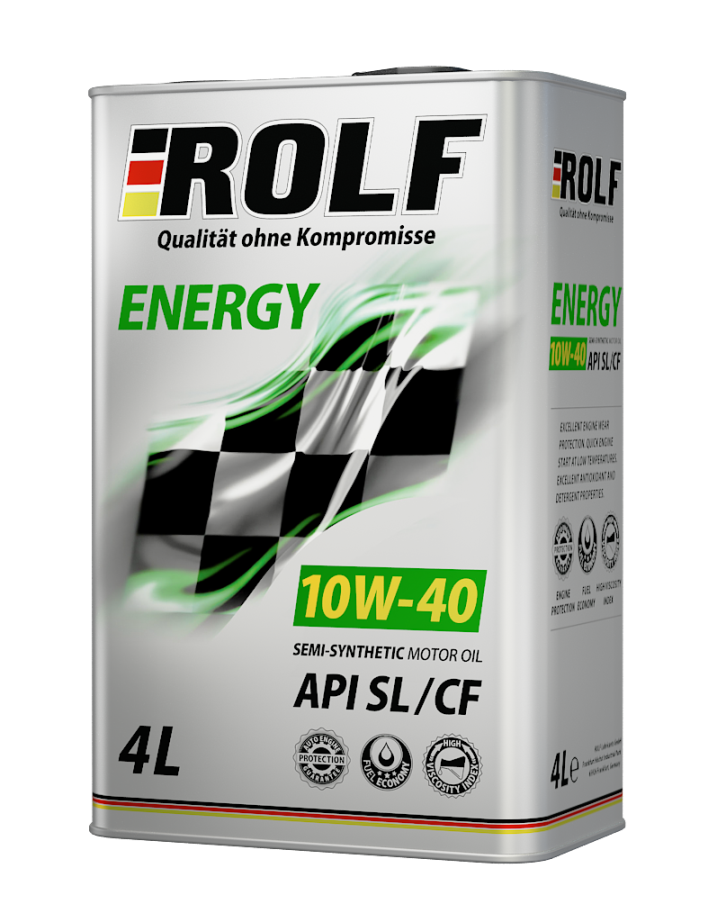 ROLF Energy 10W40 SL/CF 4л полусинтетическое моторное масло