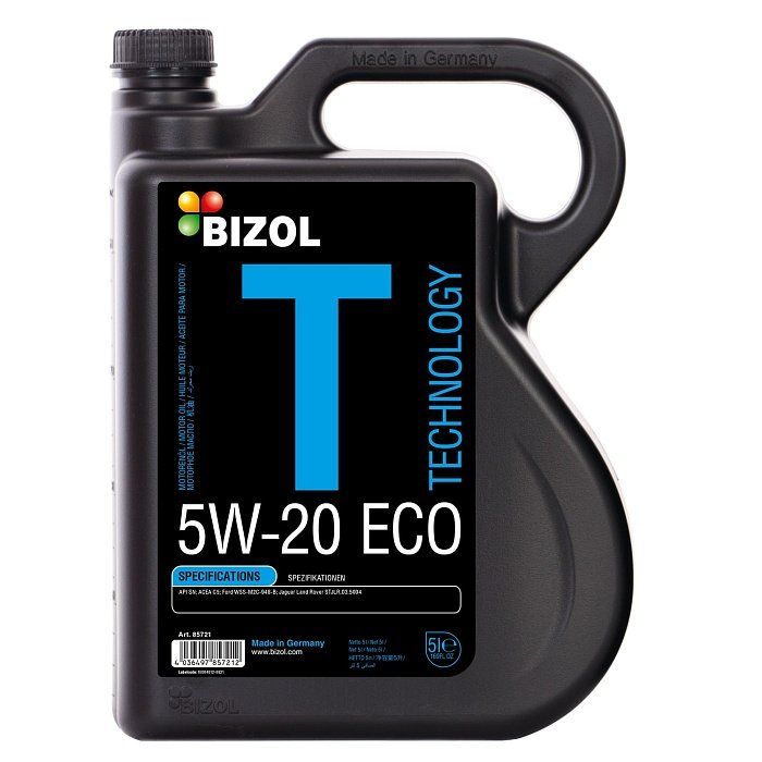 BIZOL Technology 5W20 C5 5L синтетическое моторное масло