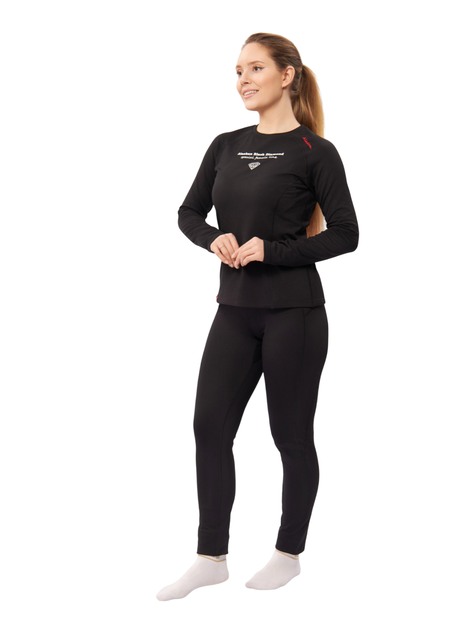 Термобелье Alaskan Black Diamond жен. M черный м