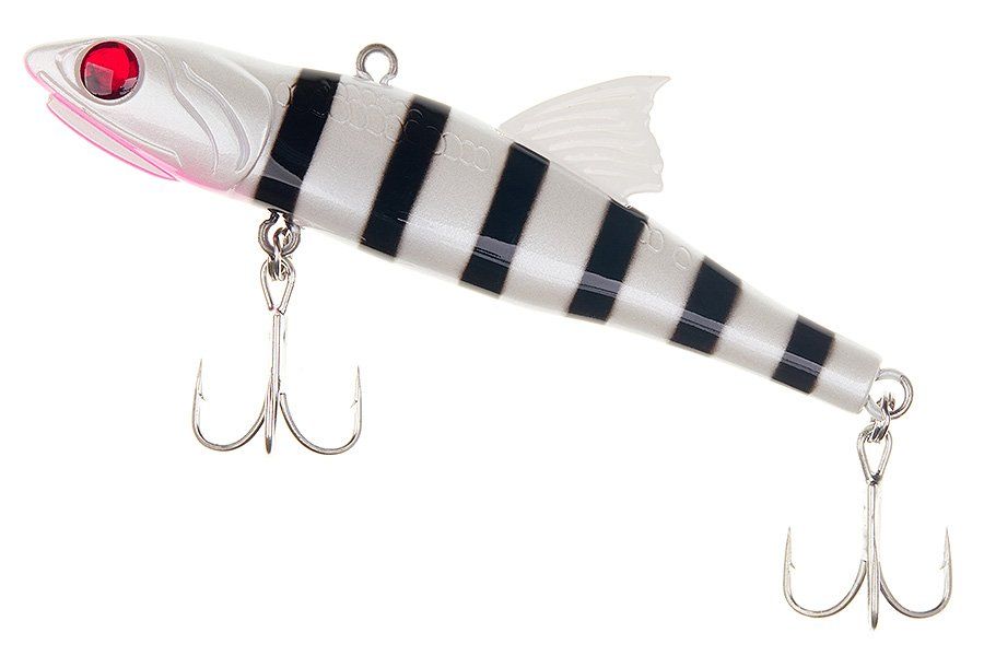 Виб LITTLE JACK Forma Adict 78mm 22g (#Zebra milk black)