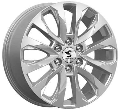 КиК КР007 (Pajero Sport) 8, 0x20 6/139, 7 ET38 d-67, 1 Elite Silver (Арт.78990)