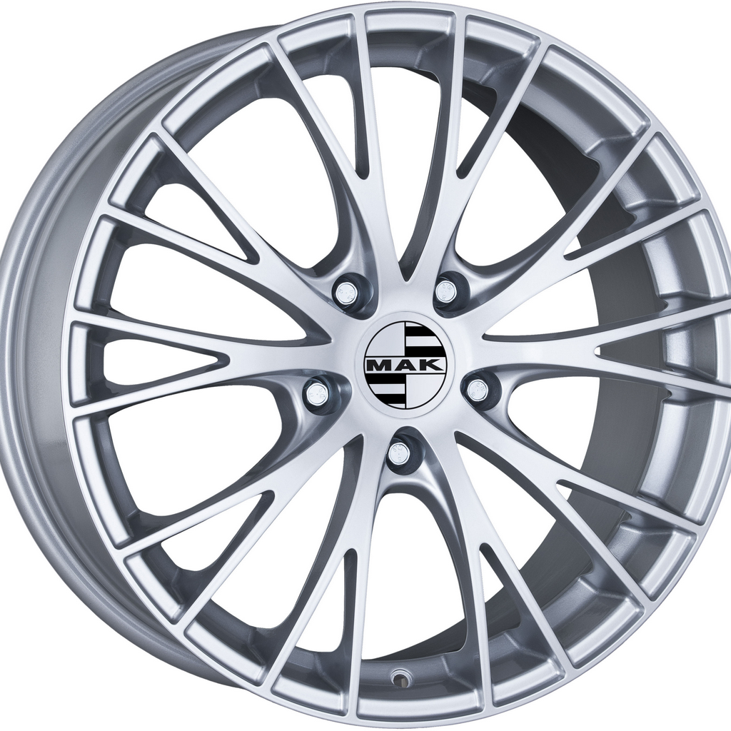 MAK Rennen 8, 0x19 5/112 ET42 d-66, 45 Silver (F8090NNSI42WS2X)