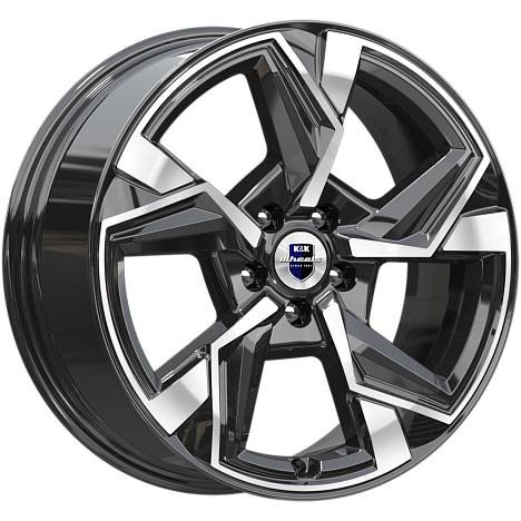 КиК Кайан (КС1012) 7, 5x18 5/114, 3 ET37 d-66, 1 алмаз чёрный (Арт.83490)