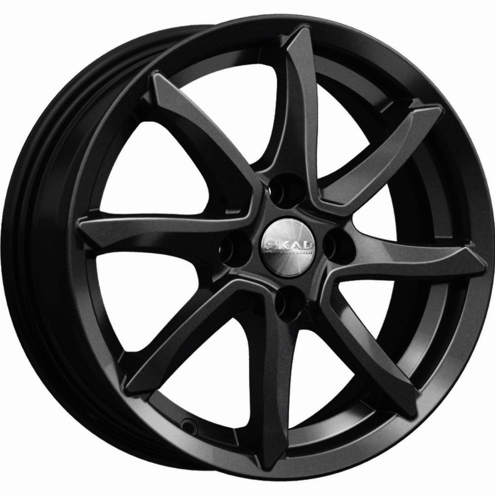 СКАД Осака 6, 0x15 4/100 ET48 d-54, 1 чёрный бархат (3270522)