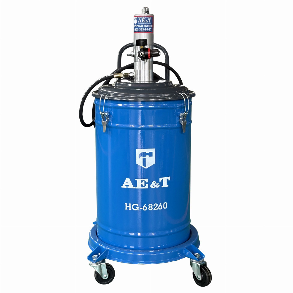 Солидолонагнетатель пневматический 60л HG-68260 AE&T