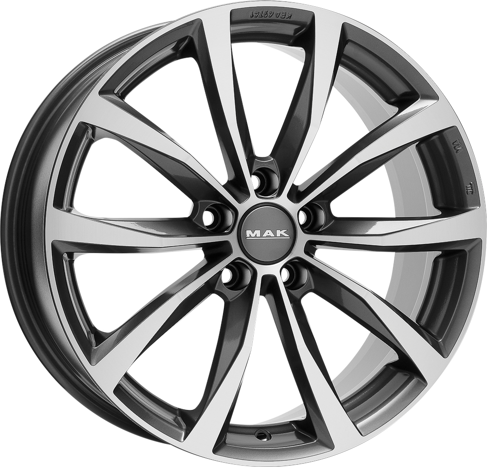 MAK Wolf 7, 0x17 5/ 98 ET41 d-58, 1 Gunmetal Mirror Face (F7070WFQM41HA2X)