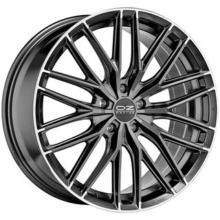 OZ Gran Turismo HLT 8, 5x19 5/114, 3 ET35 d-75 Star Graphite Diamond Lip (W01C07205W4) d-L