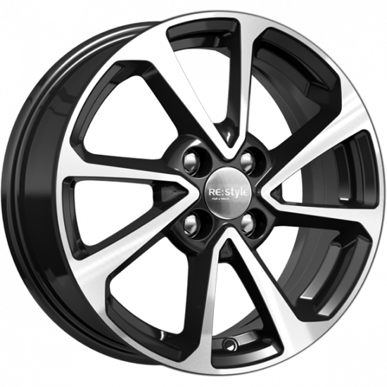 КиК КС861 (Hyundai Solaris II) 6, 0x15 4/100 ET46 d-54, 1 алмаз чёрный (Арт.74039)