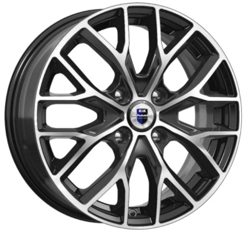 КиК Лилиом (КС891) 6, 0x16 4/100 ET49 d-54, 1 алмаз чёрный (Арт.r77052) Оригинал