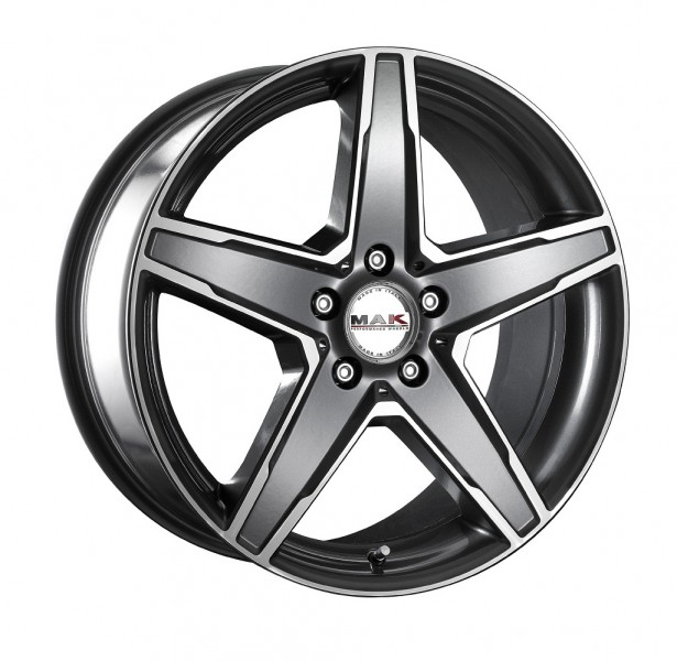 MAK Stern 9, 5x19 5/112 ET50 d-66, 6 Gunmetal Mirror Face (F9590SRQ50WS3X)