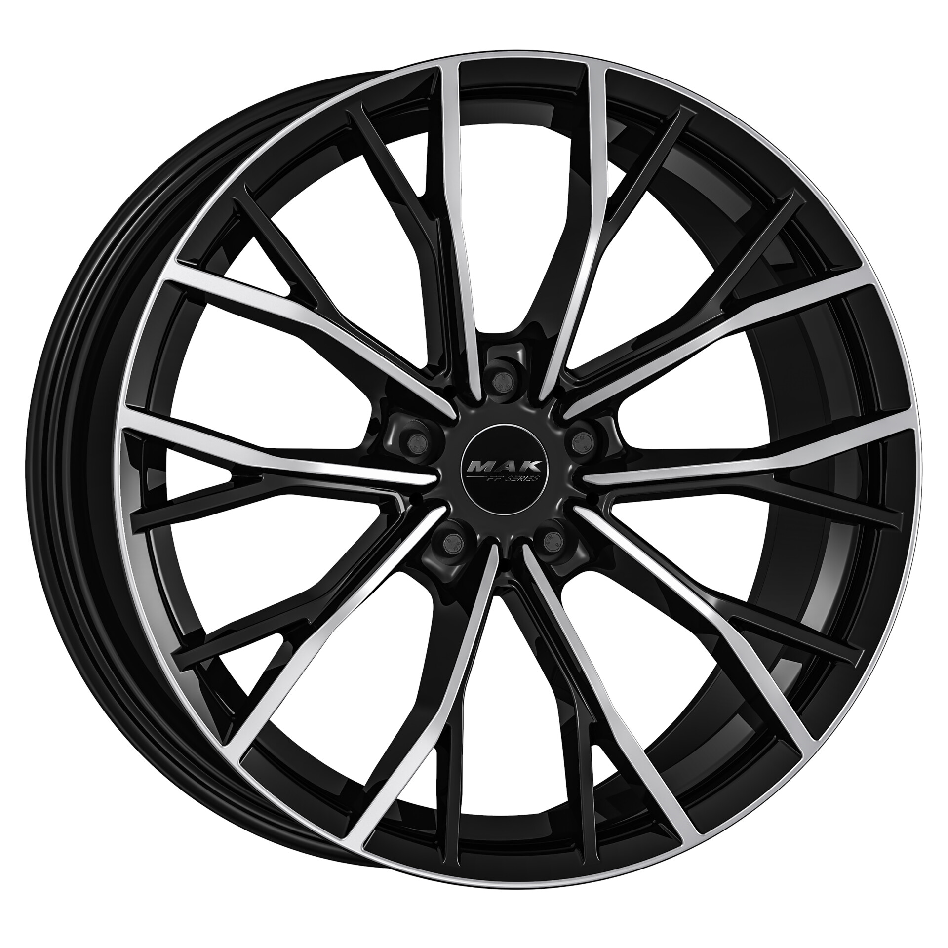 MAK Mark 8, 0x17 5/112 ET23 d-66, 6 Black Mirror (F8070MKBM23WSX)