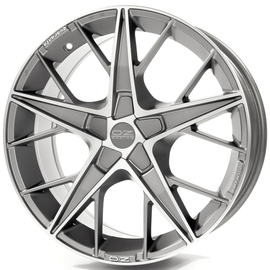 OZ Quaranta 5 8, 5x19 5/112 ET44 d-75 Grigio Corsa Diamond Cut (W01857204G2) d-L