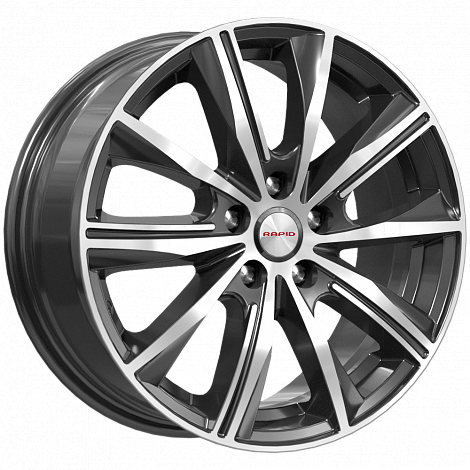КиК Арнар (КС904) 7, 0x16 5/100 ET46 d-57, 1 алмаз чёрный (Арт.r76058) Оригинал