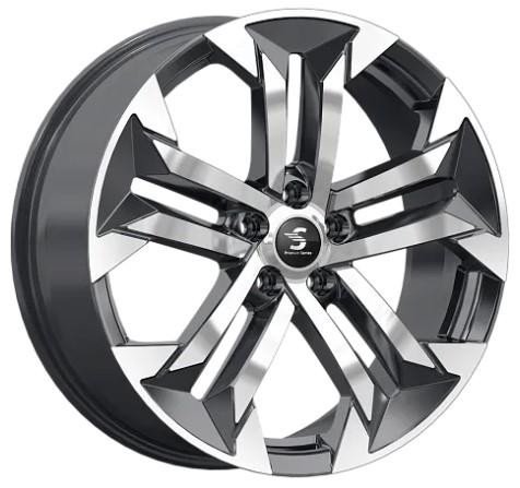 КиК КР015 (Haval Dargo) 7, 5x19 5/114, 3 ET40 d-66, 6 Diamond Black Gris (Арт.82095)